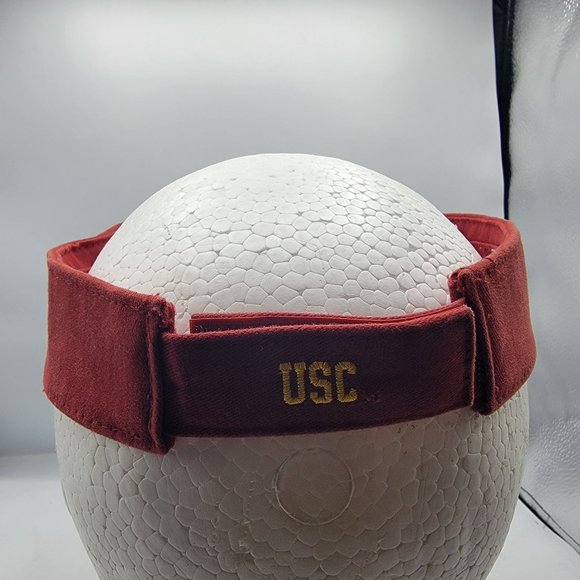 Nike Team USC Trojans Visor Red Yellow Adults Unisex Casual Football Sports - Picture 3 of 7